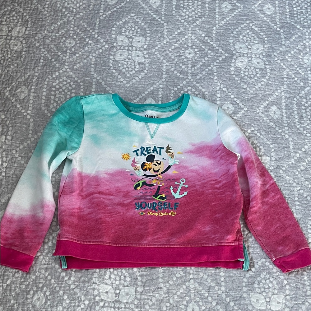 Disney Kids Ombre Sweatshirt - Pink and Blue